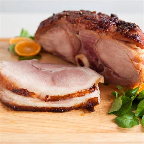 My recipe features a rub that adds flavor to the meat plus a delicious cherry sauce with a hint of almond. Baked Ham recipe | Epicurious.com