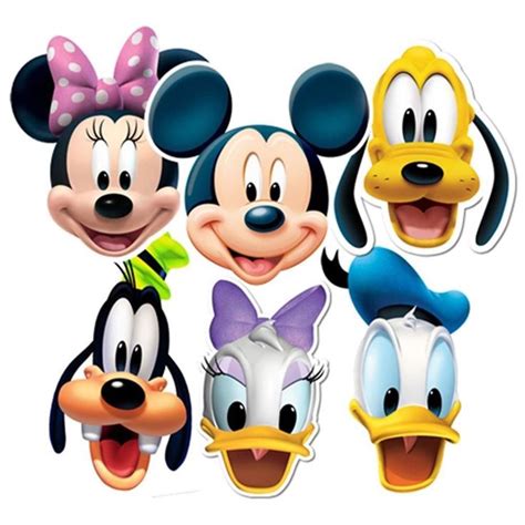 Mickey Mouse Clubhouse Characters Faces Clipart Panda Free Clipart
