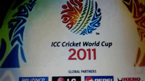 Icc Cricket World Cup 2011 Opening Theme Youtube