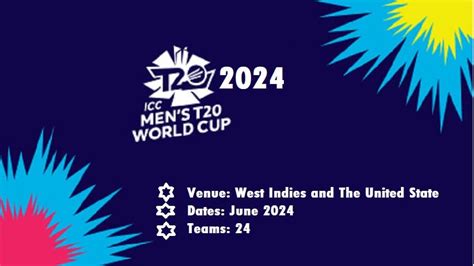 T20 World Cup 2024 Schedule Teams And Qualification Venue Time Table