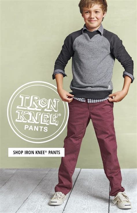 Boys Iron Knee Pants From Lands End Boys Fall Outfits Boys Clothes
