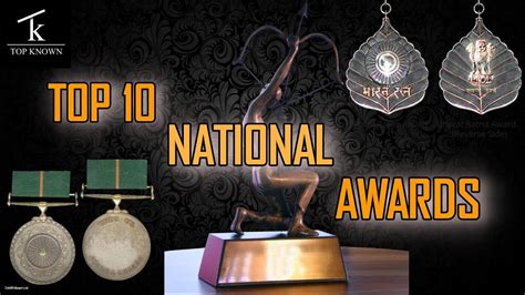 Top 10 National Awards Awards Of India Top Known Youtube
