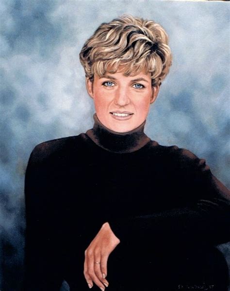Oil Painting Of Princess Diana By Sheila Ninowski Princess Diana