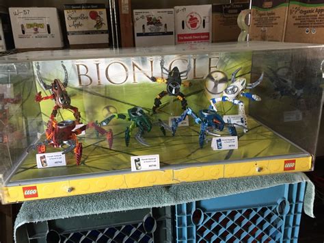 Lot Of 6 Lego Bionicle Visorak Store Display Ebay