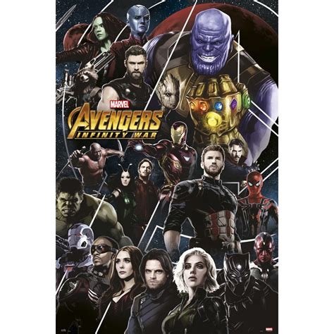 Endgame is a 2019 american superhero film based on the marvel comics superhero team the avengers. Avengers Infinity War Poster Characters 2 - Posters buy ...