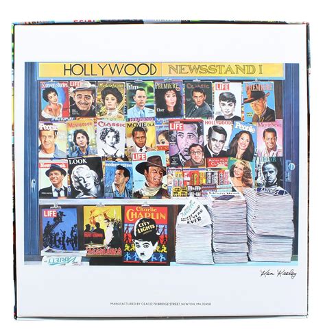 Ken Keeley Hollywood Newsstand 1000 Piece Jigsaw Puzzle Free Shippin