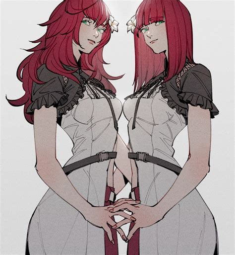 Popola And Devola Nier And 1 More Drawn By Oimo Oimkimn Danbooru