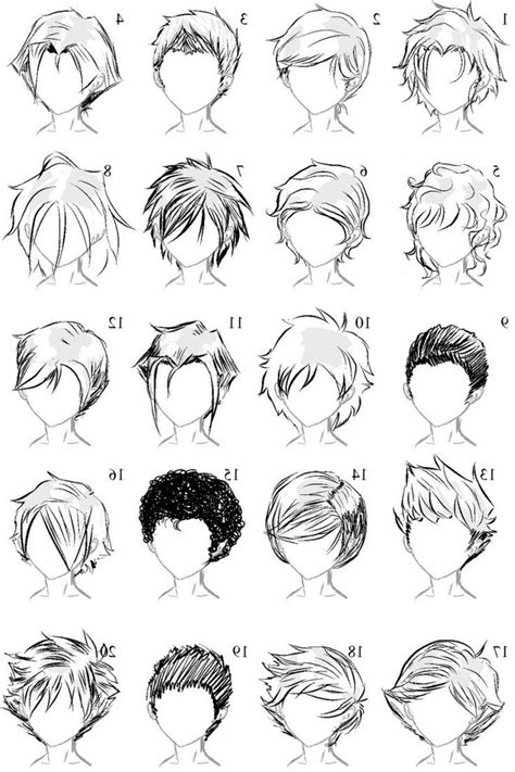 Cool Drawing Hairstyles Anime Boy Hair Anime Hairstyles
