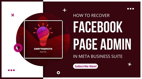 How To Recover Facebook Page Admin Roles In Meta Business Suite Youtube