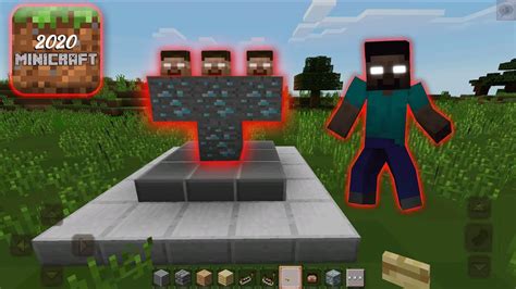 How To Spawn Herobrine In Minicraft 2020 Youtube