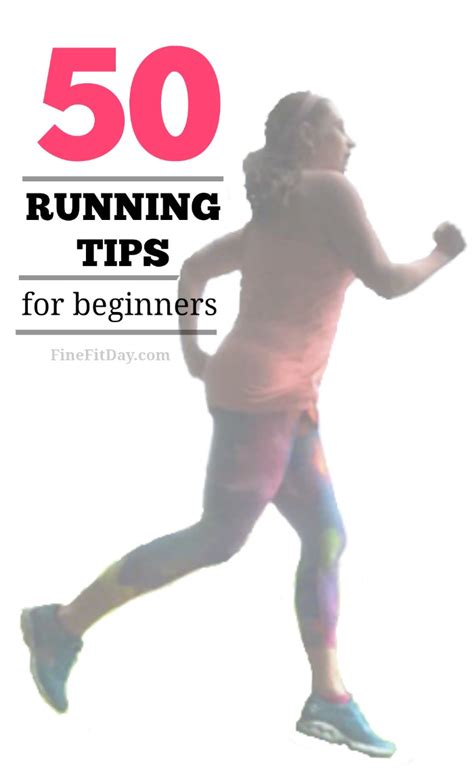 50 Running Tips For Beginners Fine Fit Day