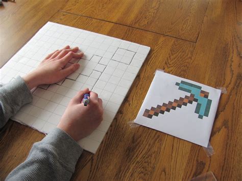 How To Make A Minecraft Diamond Pickaxe 9 Steps With Pictures