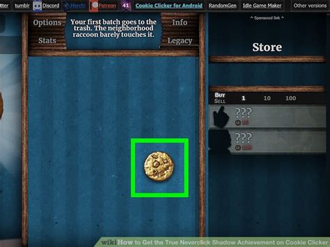 How To Get The True Neverclick Shadow Achievement On Cookie Clicker
