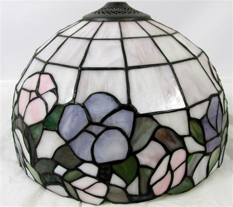 12 Stained Glass Floral Style Lamp Shade Replacement Tiffany Style Slag Ebay