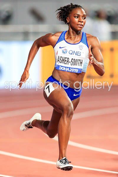 Dina Asher Smith Great Britain 200m World Athletics Doha 2019 Images Athletics Posters