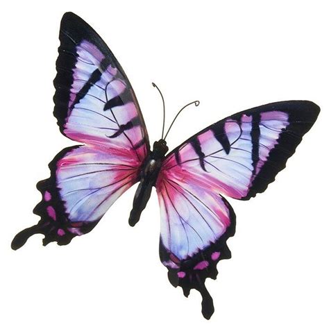 Large Metal Colourful Butterfly Garden Decoration Wall Art