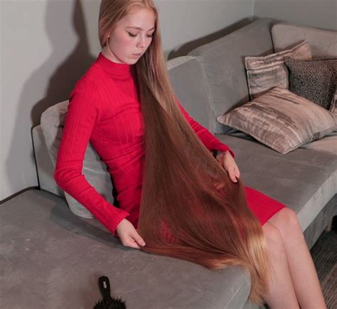 Video Super Long Blonde Hair Brushing In Front Long Blonde Hair Blonde Hair Hair Brush