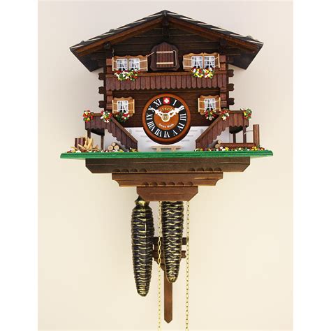 Loetscher Classic Brienz Chalet Swiss Cuckoo Clock Made In