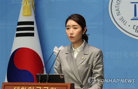 브리핑하는 더불어민주당 강선우 대변인 연합뉴스