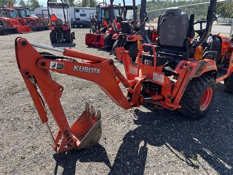 2017 Kubota Bx23s With Front Loader And Backhoe Sr1 Companies
