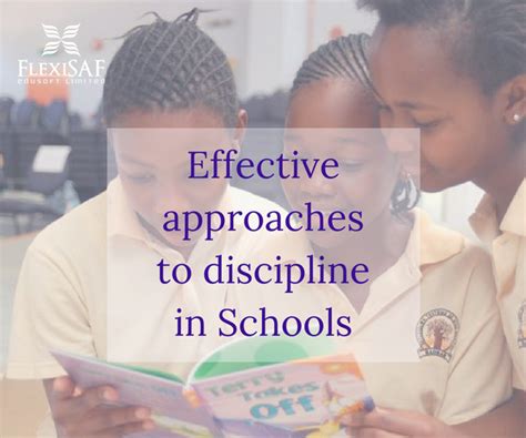 Introducing Effective Discipline In Schools Safsms Blog