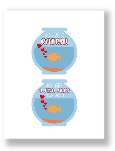 Goldfish Valentines With Free Printable Cards The Savvy Sparrow