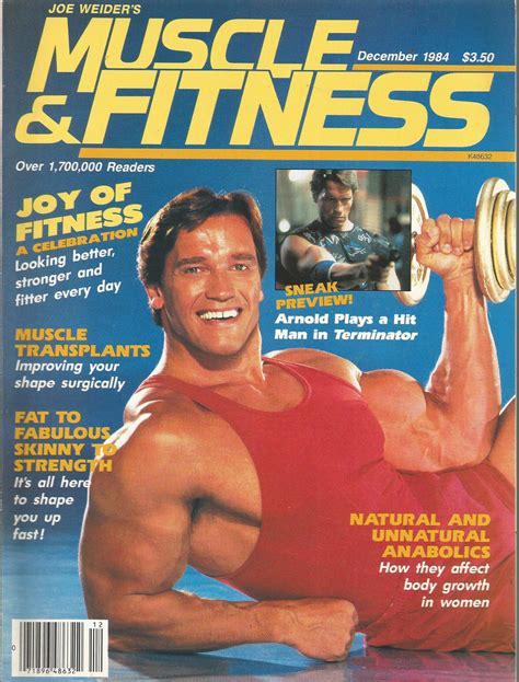 Muscle Fitness Magazine December 1984 Arnold Schwarzenegger Various