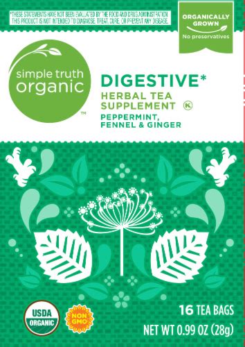 Simple Truth Organic Digestive Herbal Tea 16 Ct Ralphs