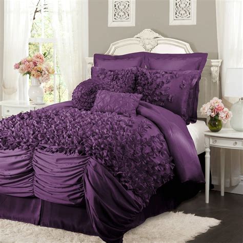Lucia Comforter Set Lush Decor Purple Comforter Set Purple Bedspread