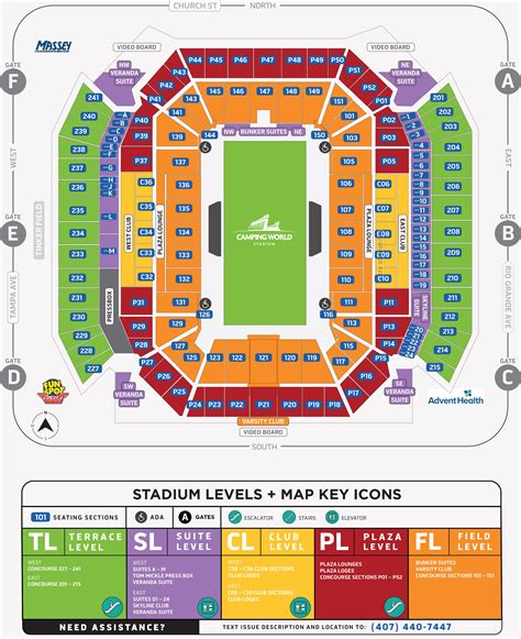 Camping World Stadium Seating Row Aa Awesome Home