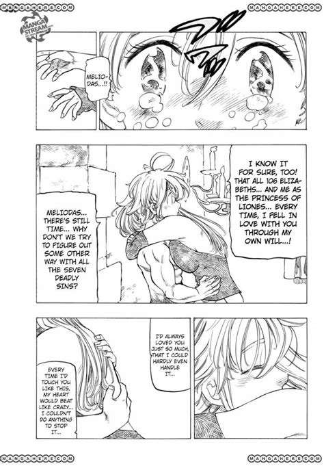 Meliodas X Elizabeth Manga Moment Sevendeadlysins Seven Deadly Sins