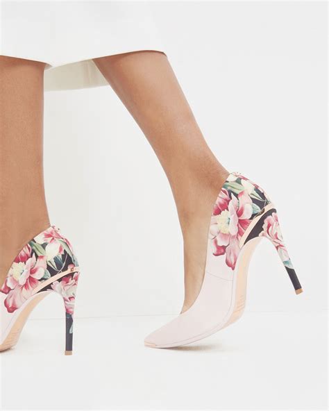 Blush Pink Floral And Rose Gold Heels So Beautiful Perfect For