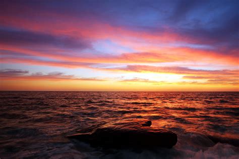 High Quality Wallpaper Of Sea Picture Of Sunset Sky