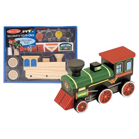 Melissa And Doug Decorate Your Own Wooden Train Buy Online