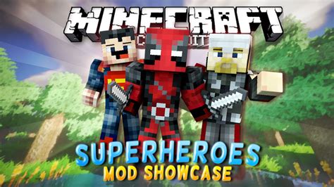 Mcpe Mods Superheroes Mod Minecraft Mods Showcase Youtube