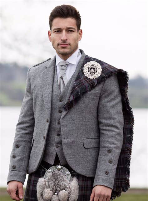 Many Grooms Are Opting For A Tartan Plaid To Match Their Kilt In Order