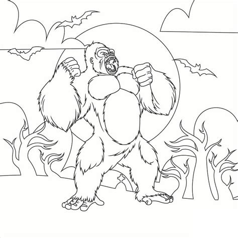Lucha King Kong Para Colorear Imprimir E Dibujar Dibujos Colorear Hot Sex Picture