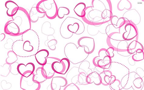 48 Pink Heart Backgrounds Wallpapers Wallpapersafari