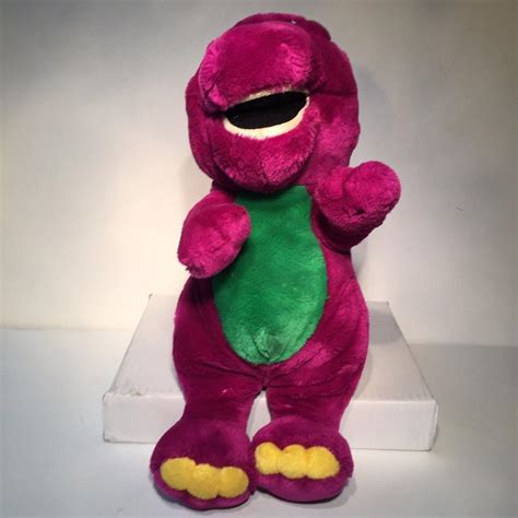 1992 Lyons Group Barney The Purple Dinosaur Plush 1971683957