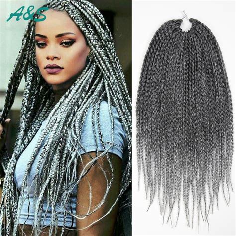 With so many colors and braided hair variations, there's a seemingly endless number of styles to fall in love with. Rihanna Hairstyle Crochet Braids Crochet Hair Extension ...