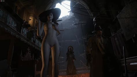 HD P Resident Evil VIllage Lady Alcina Dimitrescu Fully Naked Infront Of Family Phim