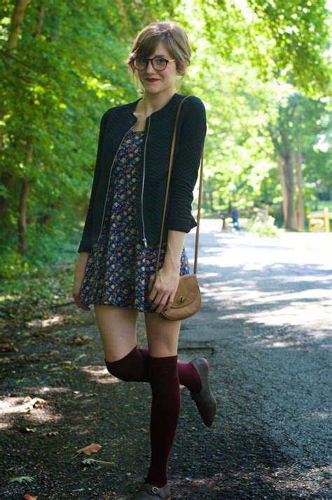 Knee Highs And Oxfords A Personal Favorite High Socks Outfits
