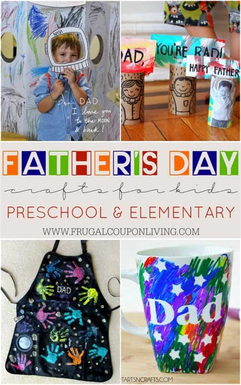 You'll find crafts, art, activities, games these were originally made for father's day but i think they are so cute and a great gift for anyone who is a fungi! Father's Day Crafts for Kids: Preschool, Elementary and More!