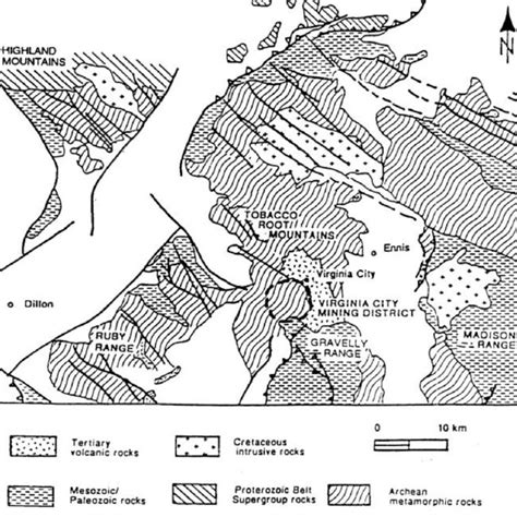 Major Precambrian Geological Provinces Of North America Symbols Are As