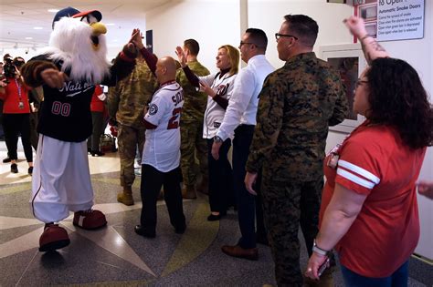 Nationals Take World Series Trophy To Pentagon Us Department Of
