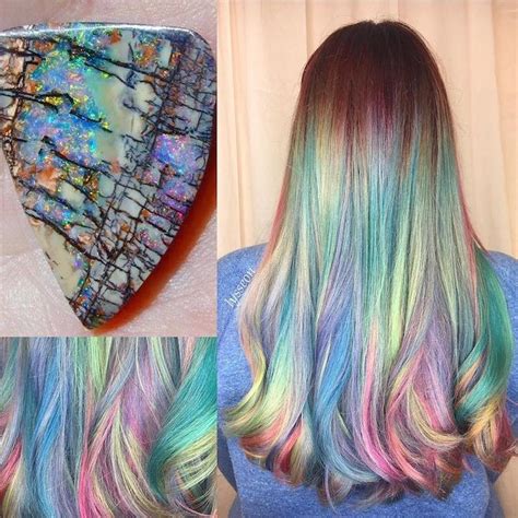 Geode Hair Trend Adds Pops Of Color Hidden Within Natural Hair Hair