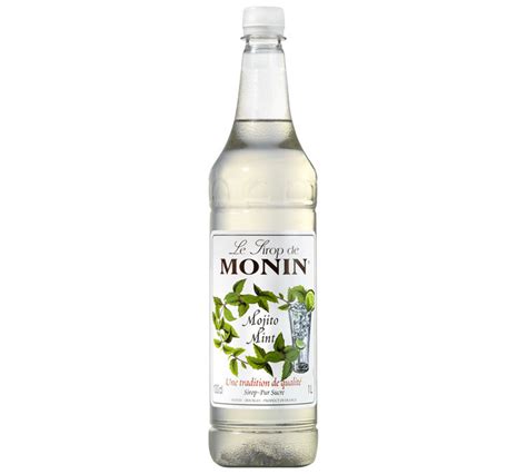 Sirop Monin Mojito Mint Bouteille Plastique Pet 1l