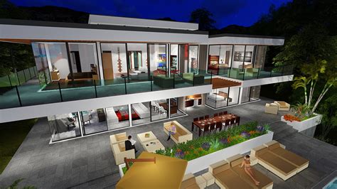 Two Story Modern Glass Home Design Gallery Next Generation Living Homes