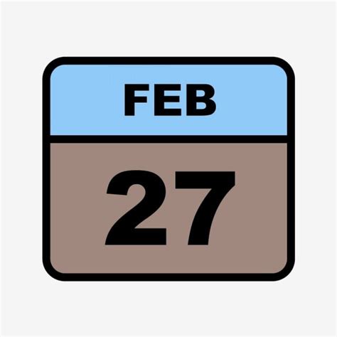 February For Calendars Clipart Transparent Png Hd February 26th Date