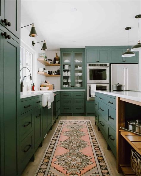 25 Lively Green Kitchen Design Ideas